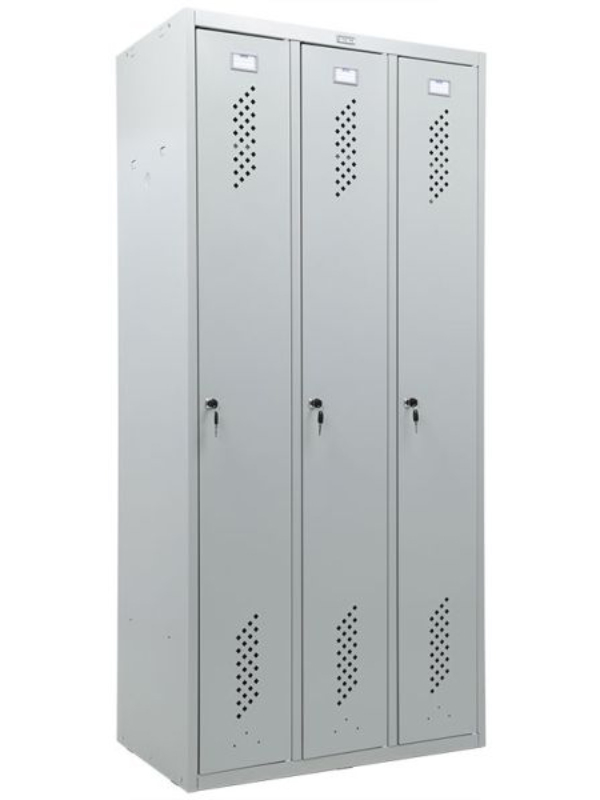 Метален гардероб Praktic LS 31 с три врати 183 x 89 x 50 см