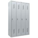 Метален гардероб Praktic LS 41 с четири врати 183 x 117 x 50 см