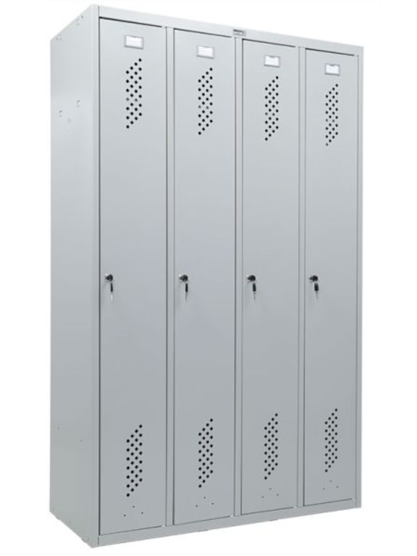 Метален гардероб Praktic LS 41 с четири врати 183 x 117 x 50 см